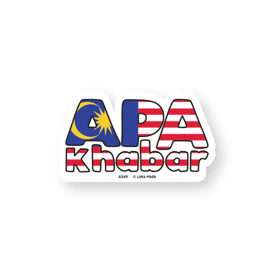 LOKAMADE Adventure Seals Set Luggage Sticker ASS06: Speak Like A Local_Malaysia