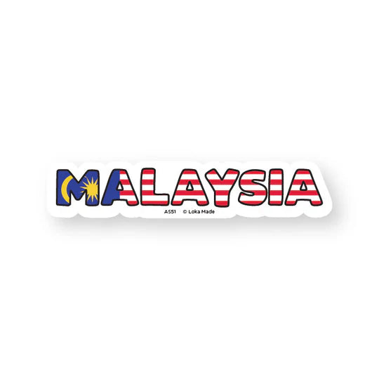 LOKAMADE Adventure Seals Set Luggage Sticker ASS06: Speak Like A Local_Malaysia