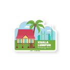 LOKAMADE Adventure Seals Set Luggage Sticker ASS08: Kuala Lumpur