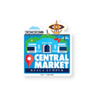 LOKAMADE Adventure Seals Set Luggage Sticker ASS08: Kuala Lumpur