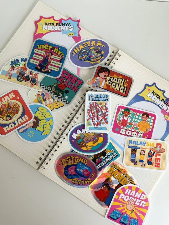 LOKAMADE Adventure Seals Set Luggage Sticker ASS13: Kita Punya Moments Vol.1