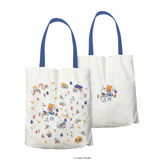 LOKAMADE Tote Bag TT15: One Day at a Time