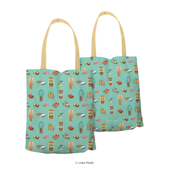 LOKAMADE Tote Bag TT26: A Timeless Tale of Colors