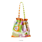 LOKAMADE Kawan-Haiwan Drawstring Tote Bag TTD02: Sunny Side Friends