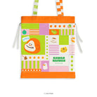 LOKAMADE Kawan-Haiwan Drawstring Tote Bag TTD02: Sunny Side Friends