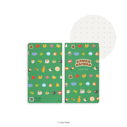 LOKAMADE Kawan-Haiwan Notebook Bundle 3in1 NB605: Sunny Side Friends