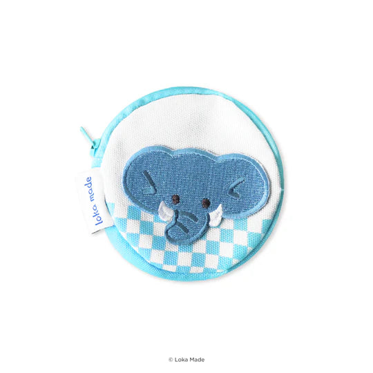 LOKAMADE Kawan-Haiwan Coin Pouch COP03: Elephant