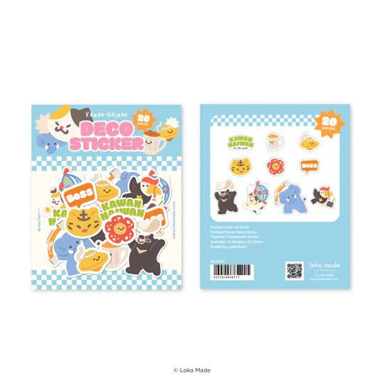 LOKAMADE Kawan-Haiwan Deco Sticker DS-KH01: Blue-tiful Bonds
