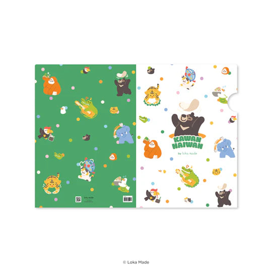 LOKAMADE Kawan-Haiwan Folder A4 FDB37: Cozy Gathering