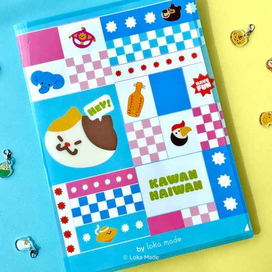 LOKAMADE Kawan-Haiwan Folder A4 FDB38: Blue-tiful Bonds