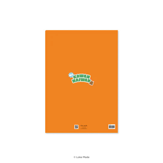 LOKAMADE Kawan-Haiwan Folder A4 FDB39: Sunny Side Friends