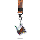 LOKAMADE Ikat Tepi Lanyard Short LYS404: Kopi Cats