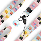 LOKAMADE Lanyard Long LYL601: Checkered Cat