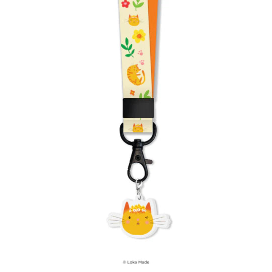 LOKAMADE Lanyard Short LYS601: It's Play Time Strap (Yellow)