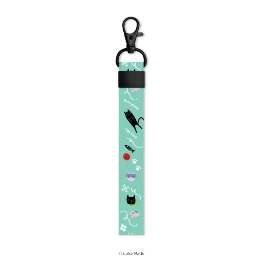 LOKAMADE Lanyard Short LYS602: It's Cozy Time Strap (Green)