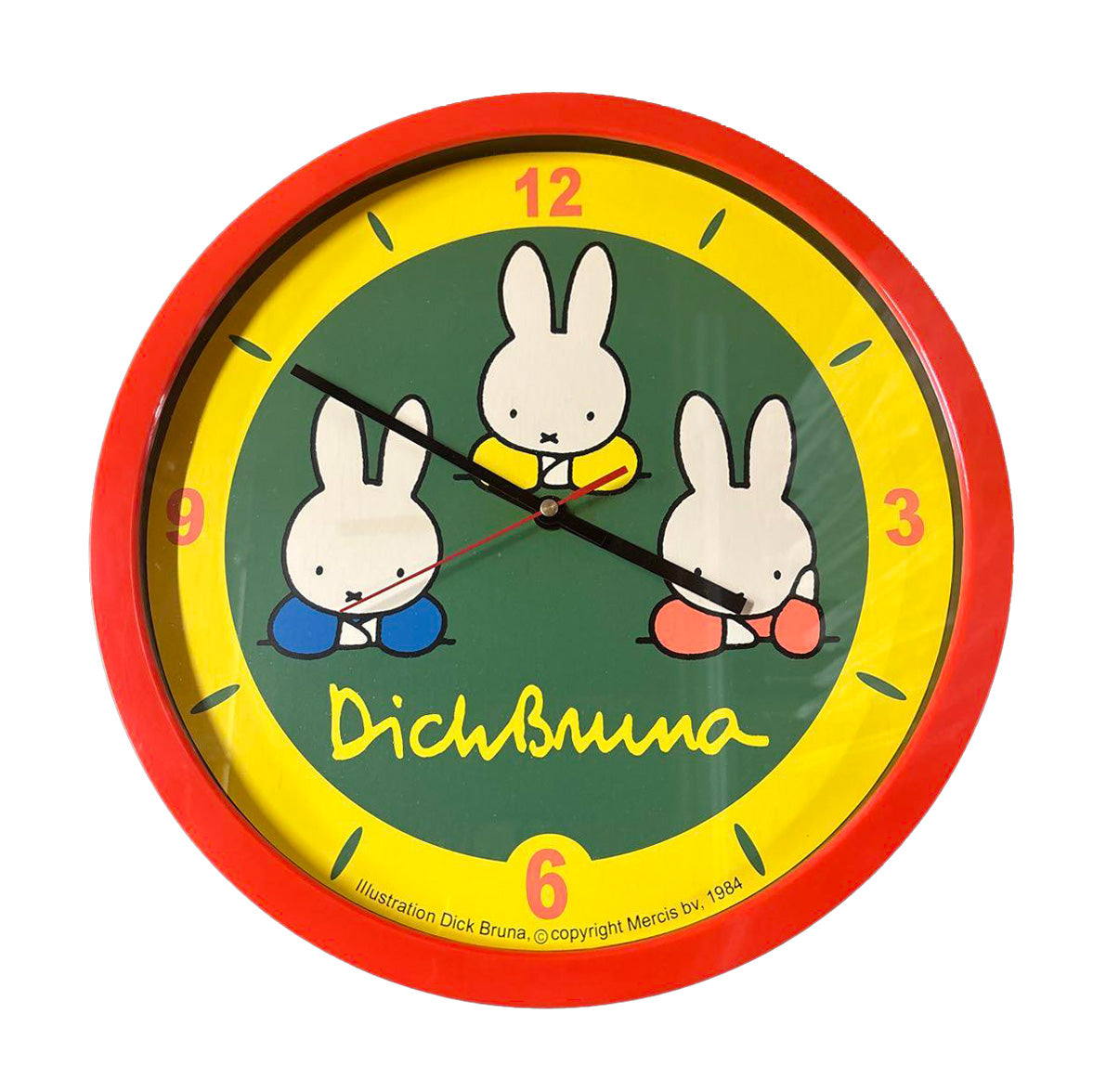 MIFFY Vintage 1984 Retro Wall Clock