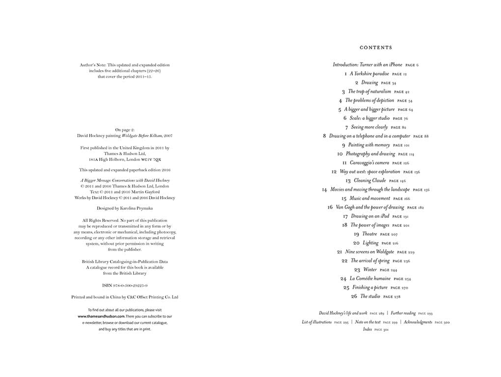 A Bigger Message: Conversations with David Hockney (Updated & Expanded) by Martin Gayford