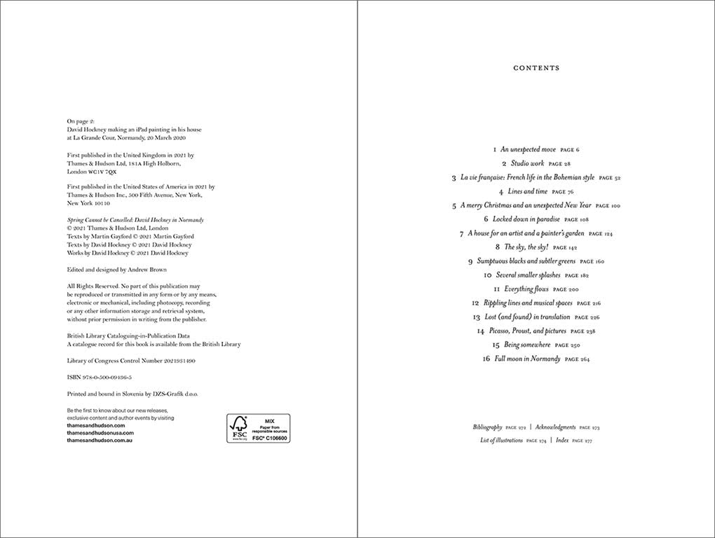 Spring Cannot be Cancelled: David Hockney in Normandy by Martin Gayford & David Hockney