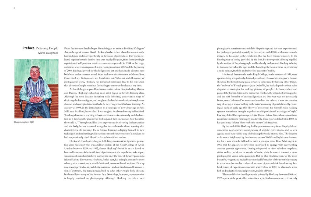 Hockney's Portraits and People by Marco Livingstone & Kay Heymer
