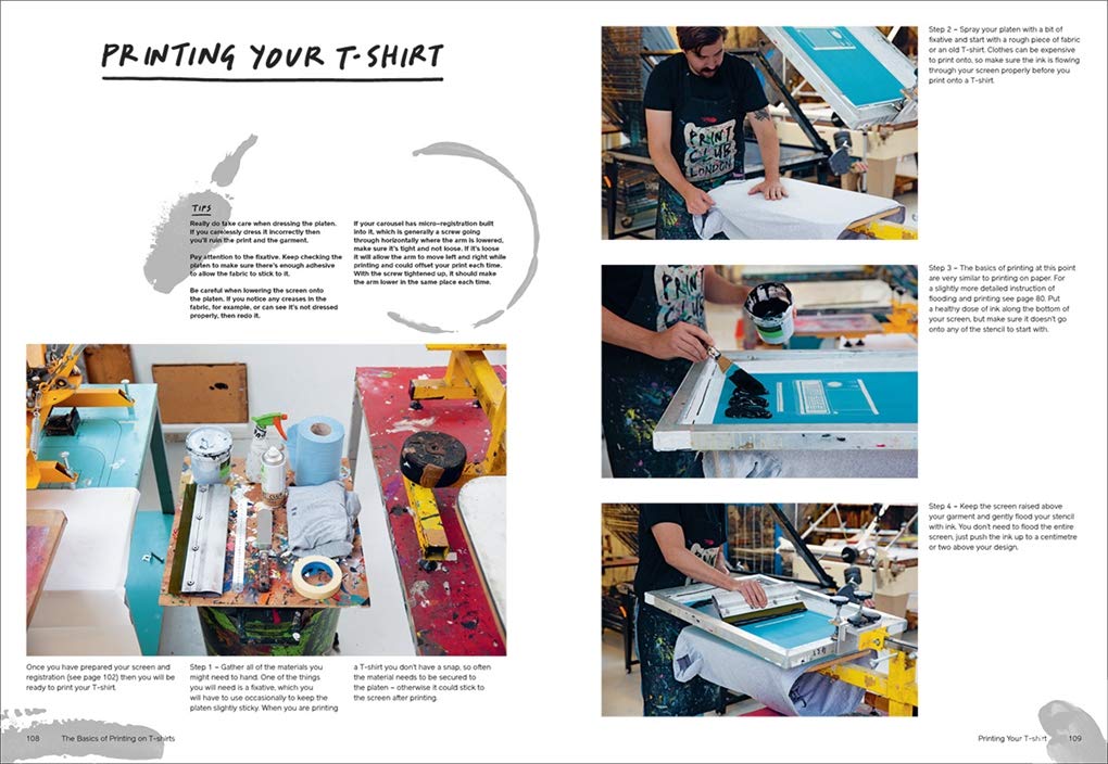 Screenprinting: The Ultimate Studio Guide from Sketchbook to Squeegee by Print Club London