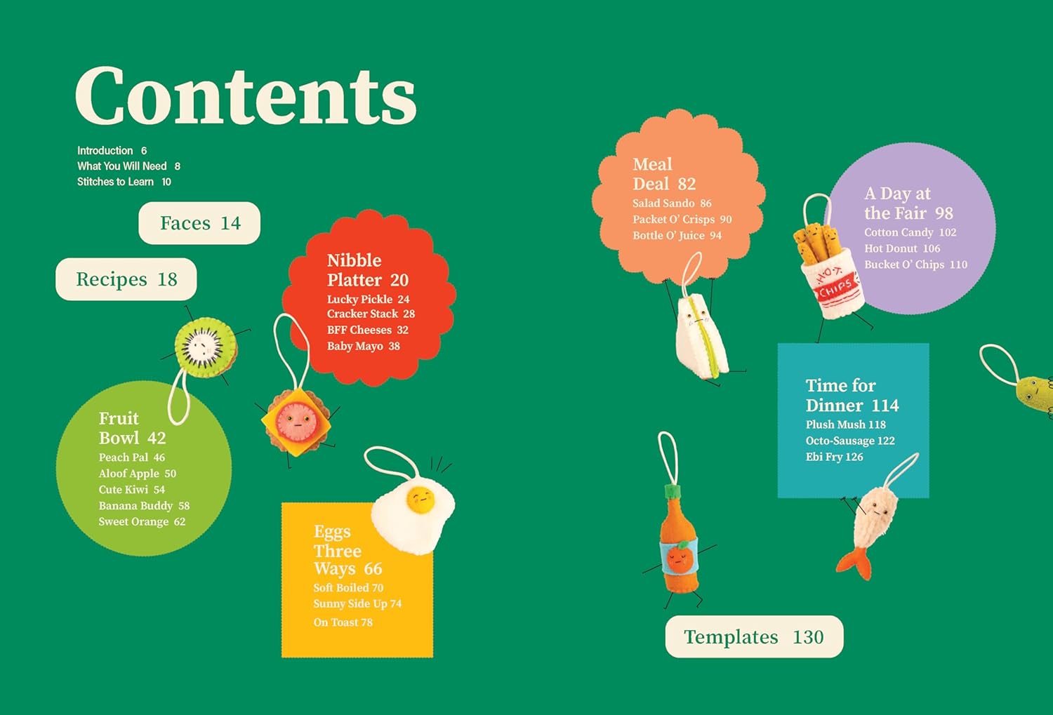 Trinkets: Felt foods to sew and love by Cat Rabbit