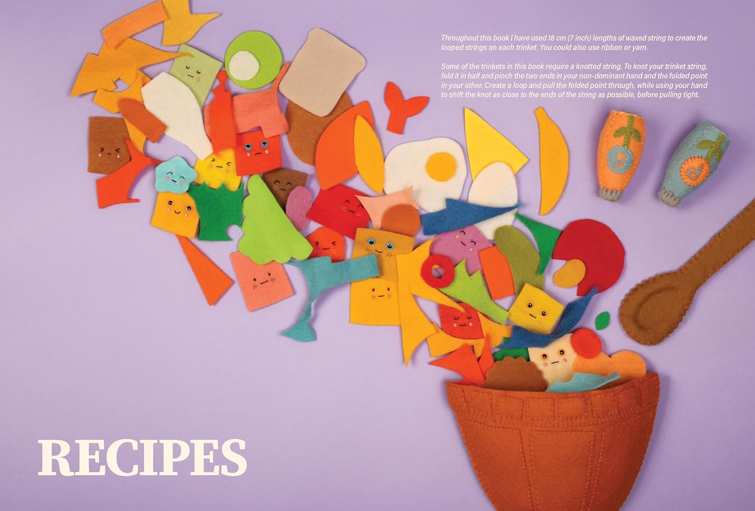 Trinkets: Felt foods to sew and love by Cat Rabbit