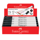 FABER-CASTELL Slim Whiteboard Marker Box of 10 156099 Black