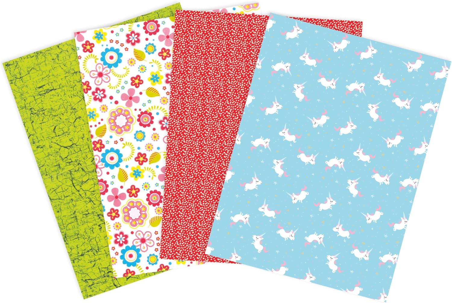 DECOPATCH Papers: Mix & Patch 4s Enchanted Unicorns