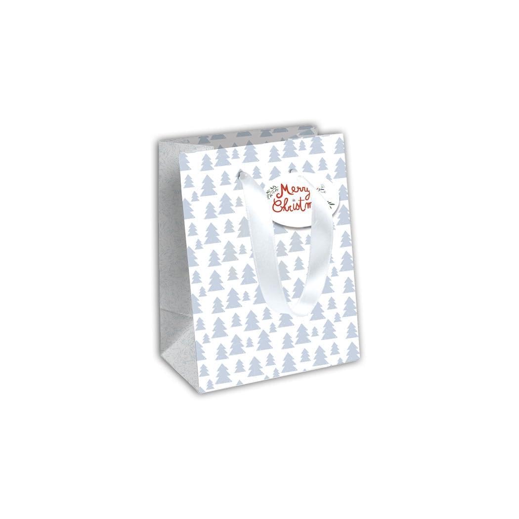 CLAIREFONTAINE Gift Bag Medium 21.5x10.2x25.3cm White Trees