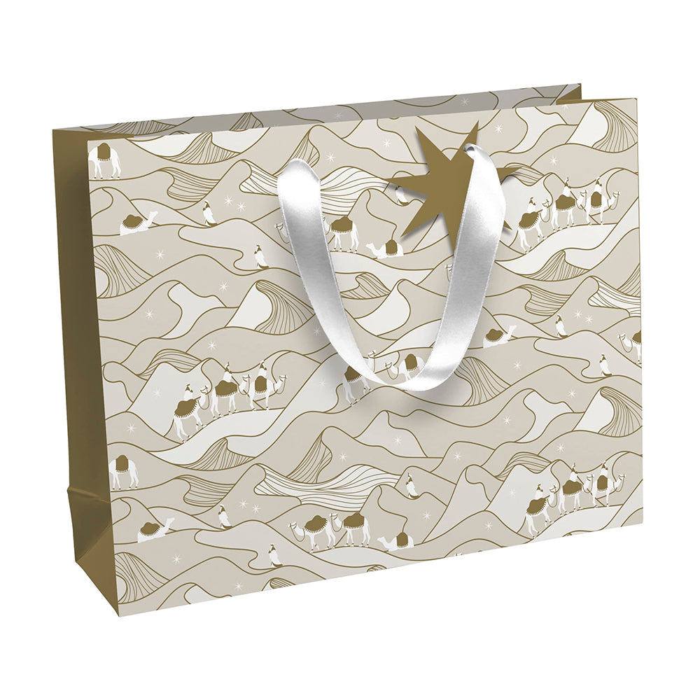CLAIREFONTAINE Gift Bag Shopper 37.3x11.8x27.5cm Noel des Sables