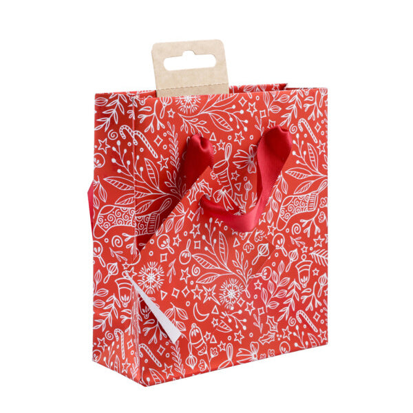 CLAIREFONTAINE Premium Gift Bag Small 12x4.5x13.5cm Santa