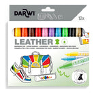 DARWI Leather Marker 2mm Set of 12 x 6ml