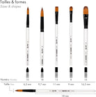 DARWI For You Set of 5 Medium Brushes