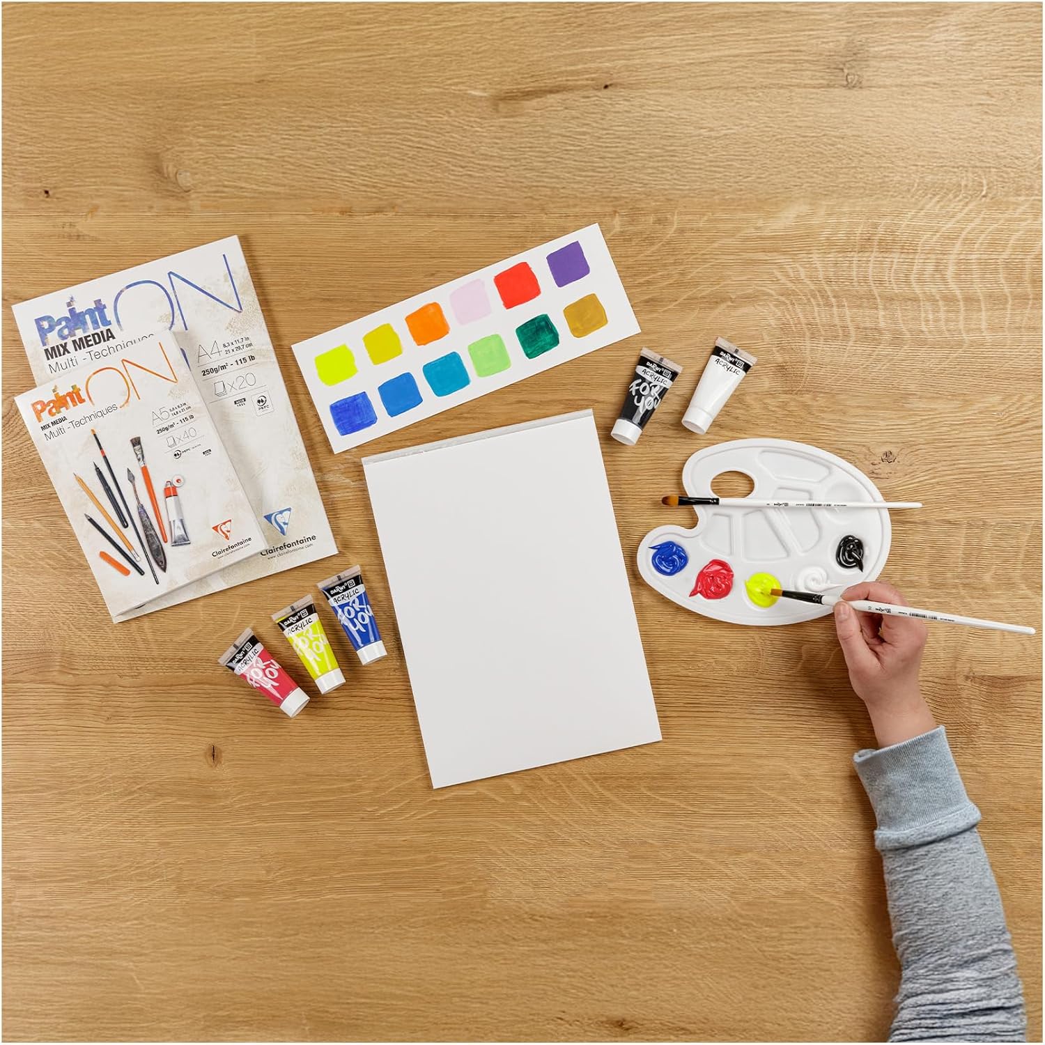 DARWI For You Acrylic Paint Essentials Set of 10 x 20ml