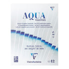 CLAIREFONTAINE Aqua Essentials Pad 12s 18x24cm