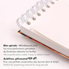 CLAIREFONTAINE Aquapad Wirebound 300g 25s A5+