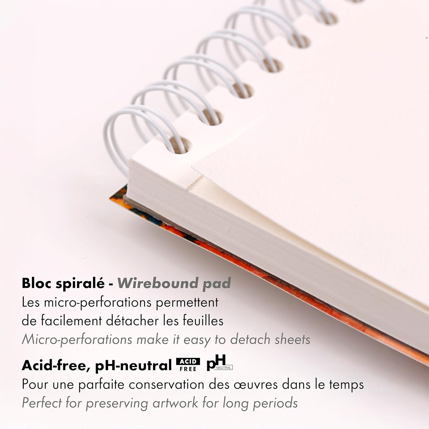 CLAIREFONTAINE Aquapad Wirebound 300g 25s A5+