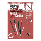 CLAIREFONTAINE Paint ON Pad 250g Terracotta 20s A4