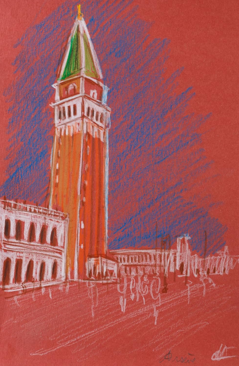 CLAIREFONTAINE Paint ON Pad 250g Terracotta 20s A4