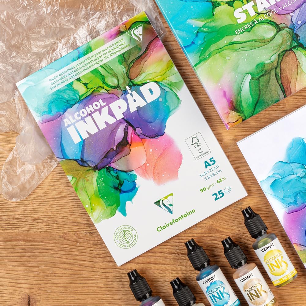 CLAIREFONTAINE Alcohol Inkpad 90g 25s A5