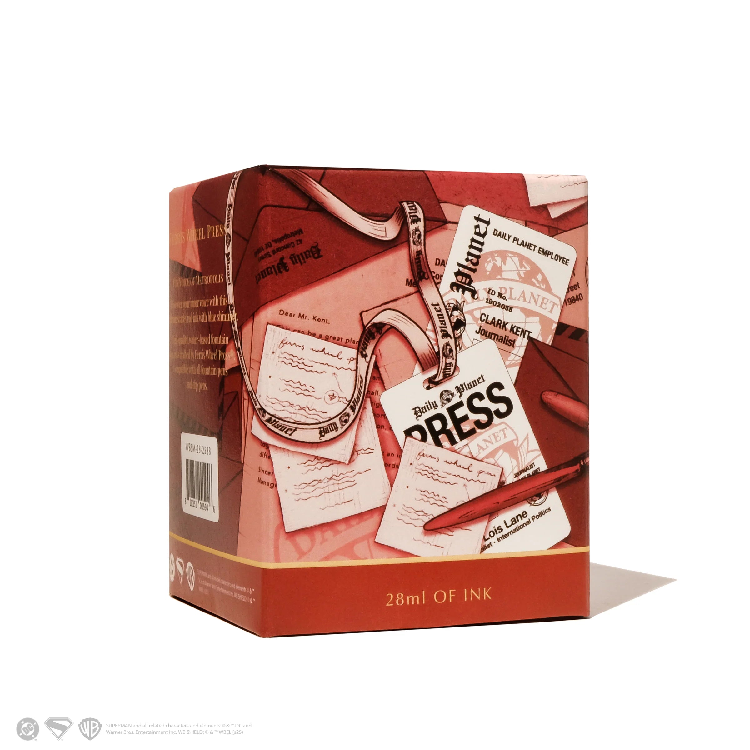 FERRIS WHEEL PRESS x Superman Fountain Pen Ink 28ml Scarlet Metropolis