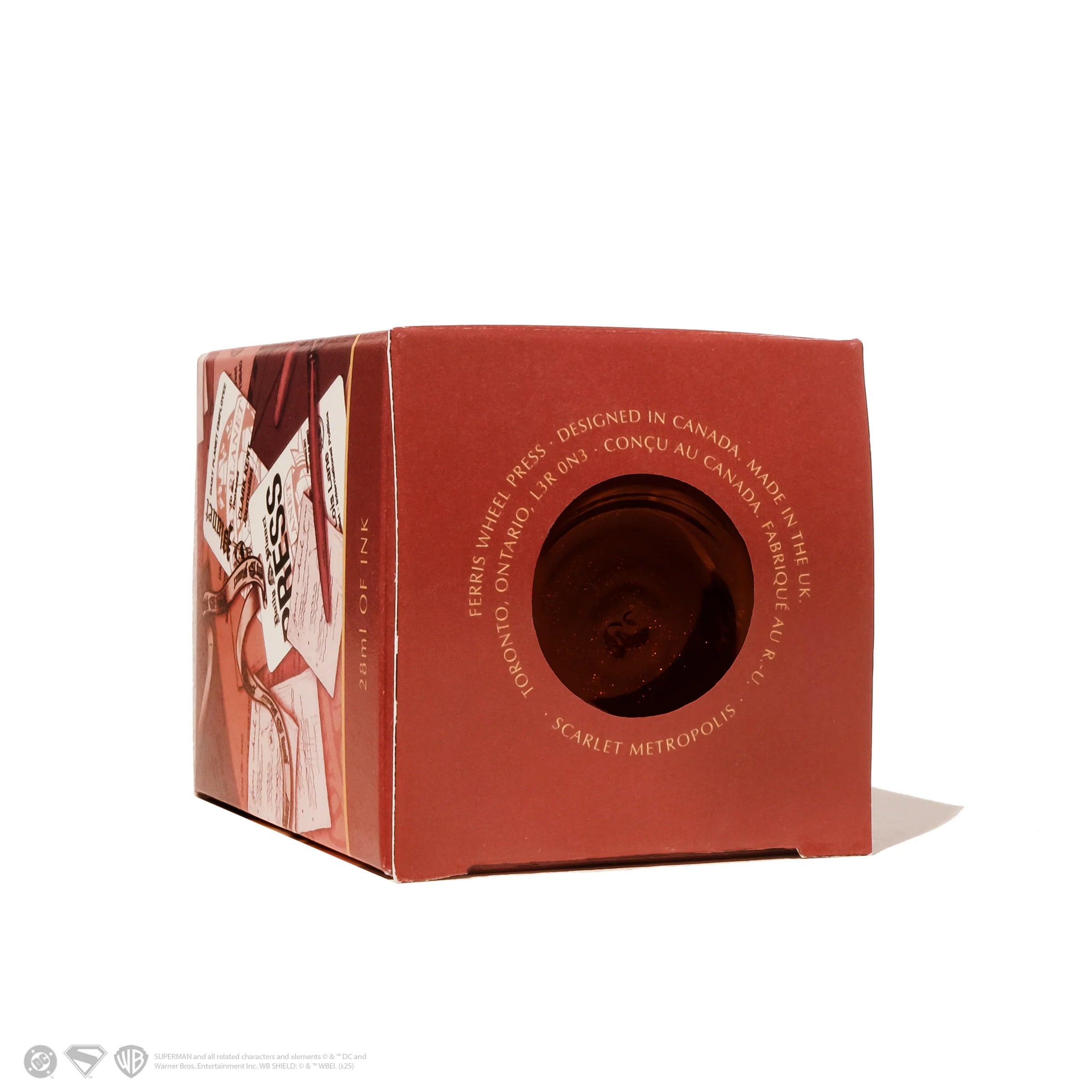 FERRIS WHEEL PRESS x Superman Fountain Pen Ink 28ml Scarlet Metropolis