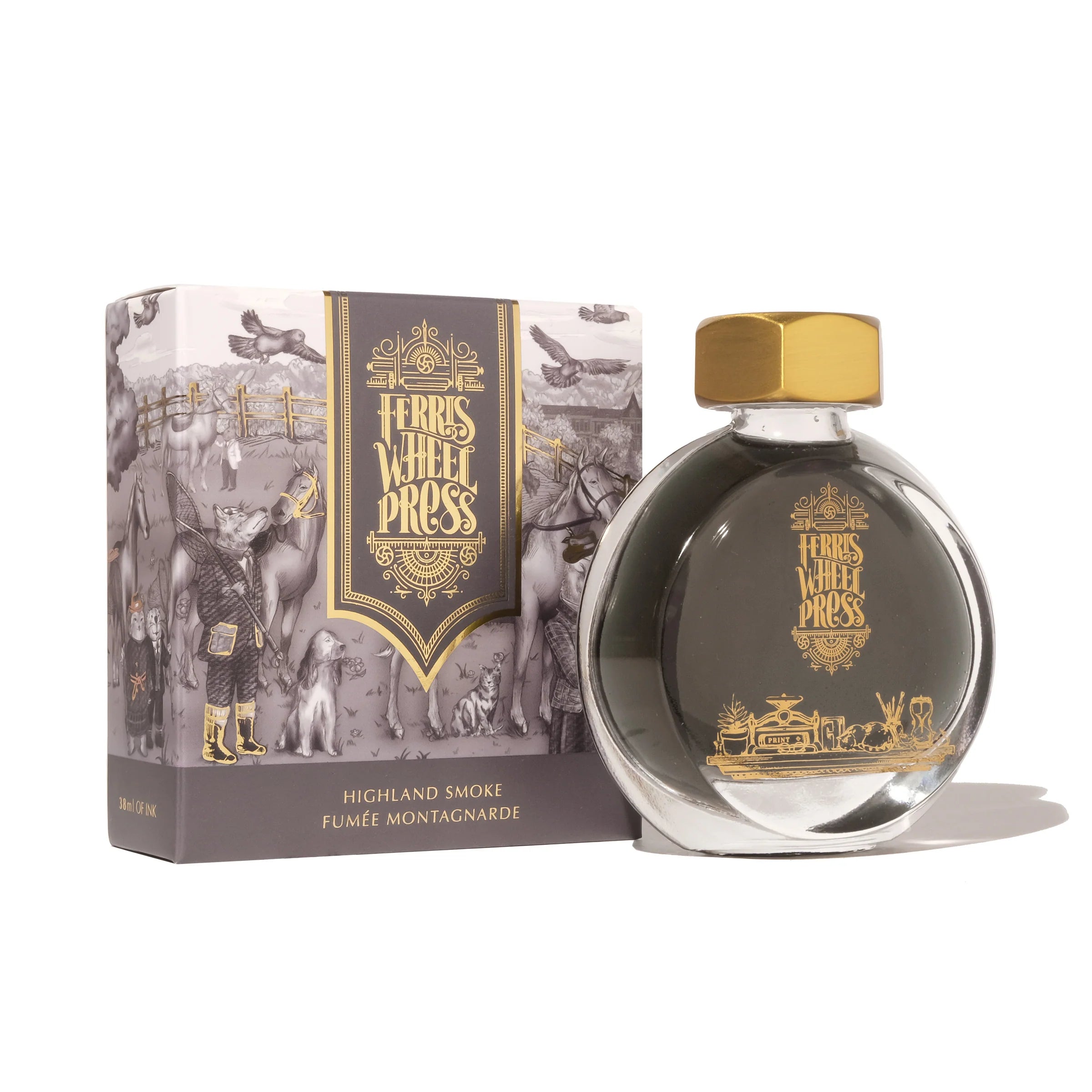 FERRIS WHEEL PRESS Fountain Pen Ink 38ml Highland Smoke