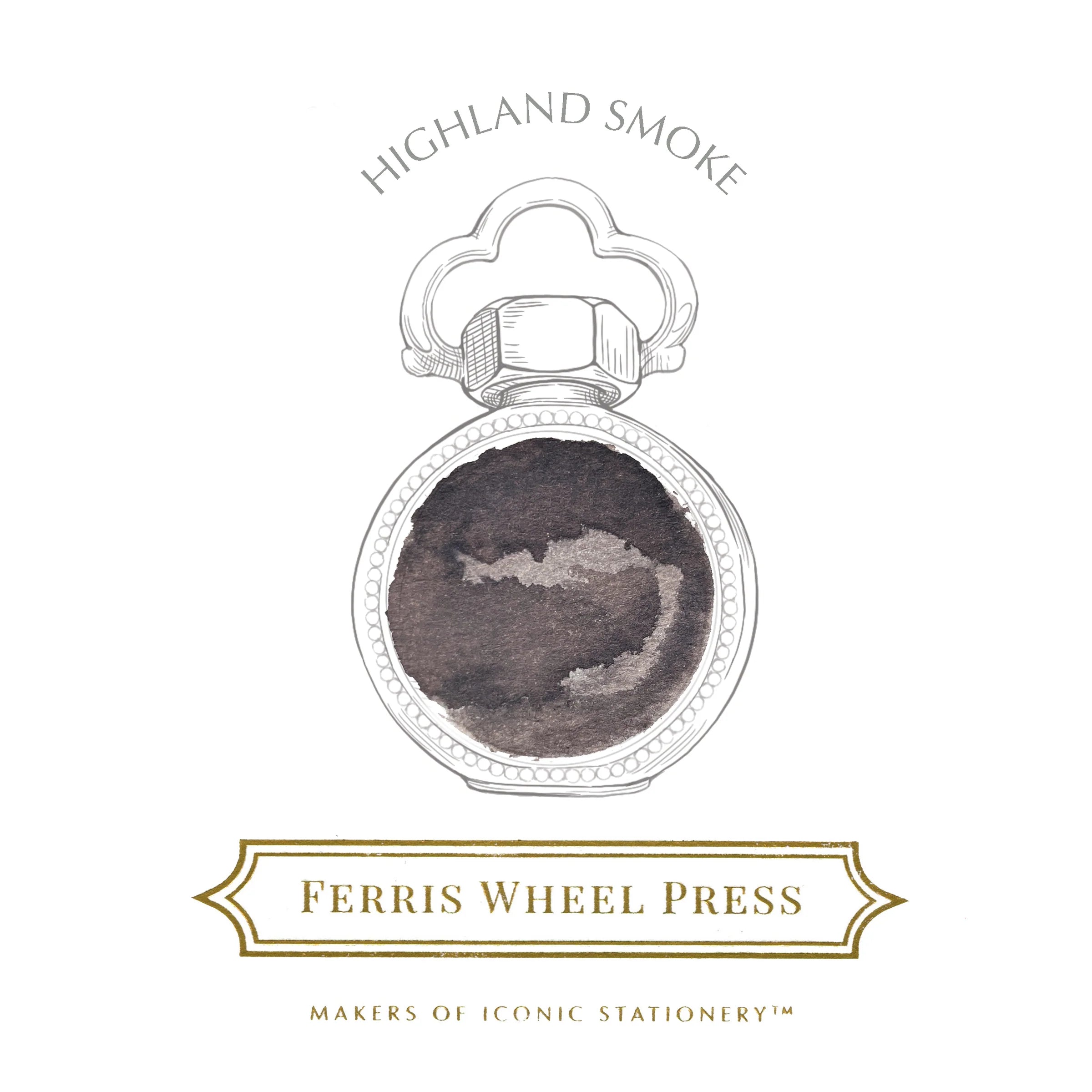 FERRIS WHEEL PRESS Fountain Pen Ink 38ml Highland Smoke