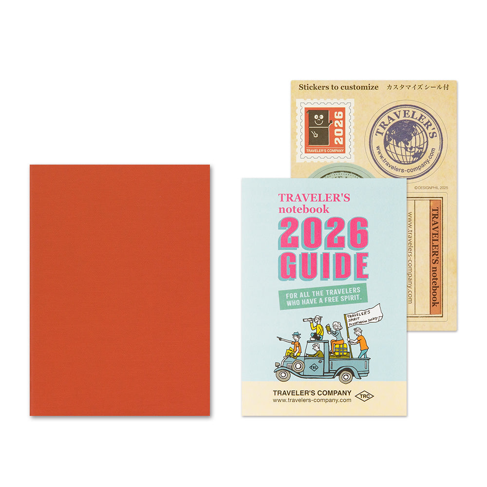 [Pre-Order] TRAVELERS Notebook 2026 Passport Monthly Refill