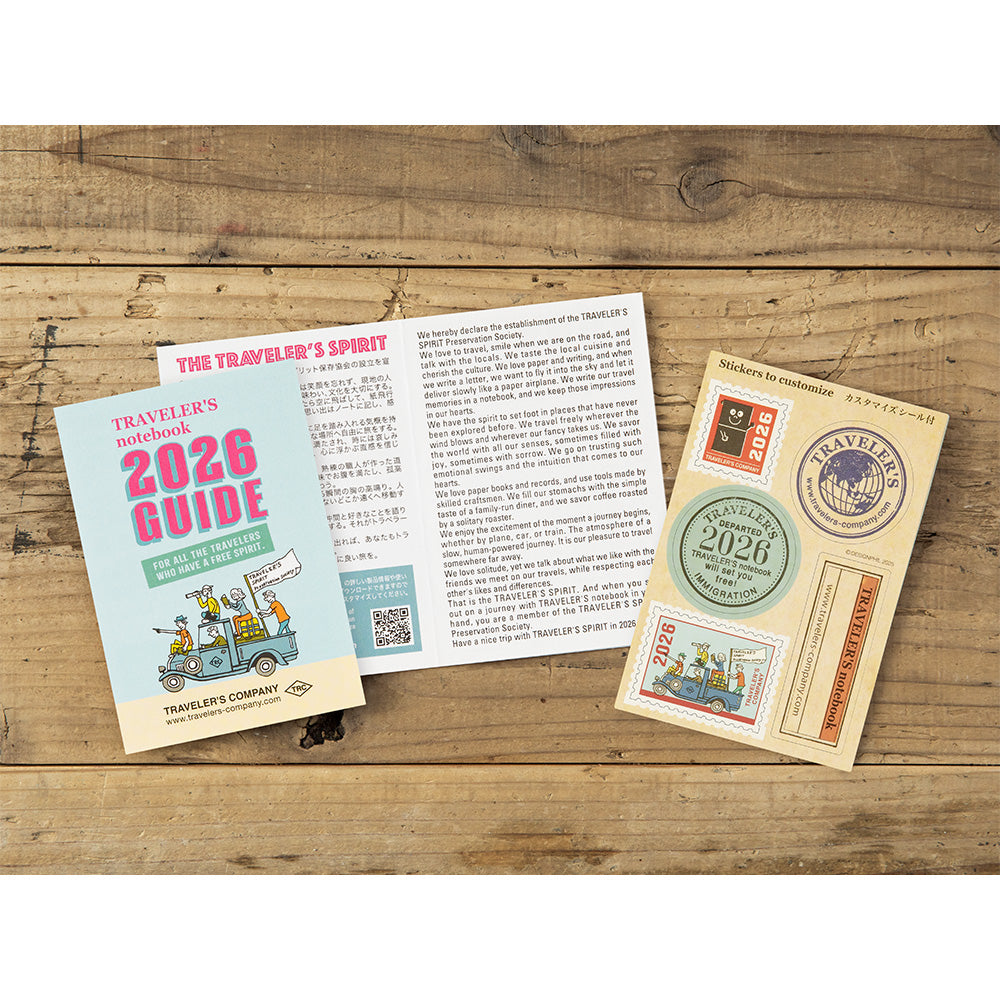 [Pre-Order] TRAVELERS Notebook 2026 Passport Weekly Refill