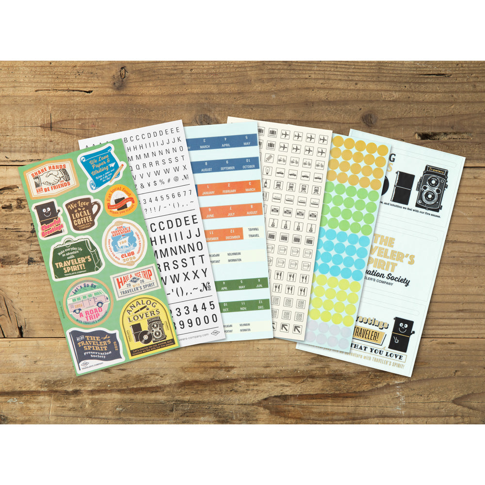 [Pre-Order] TRAVELERS Notebook 2026 Customised Sticker Set for Diary
