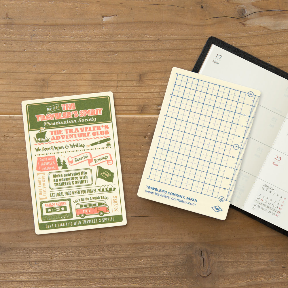 [Pre-Order] TRAVELERS Notebook 2026 Passport Plastic Sheet