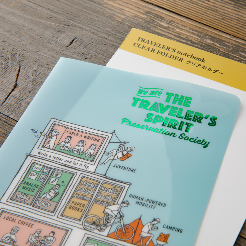 [Pre-Order] TRAVELERS Notebook 2026 Regular Clear Folder