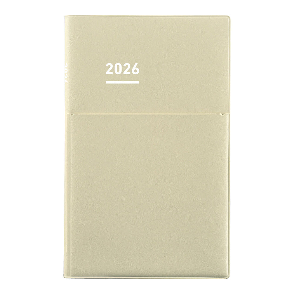 KOKUYO 2026 Jibun Techo Diary Biz mini Beige